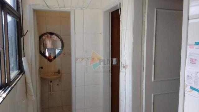 Cobertura com 3 dormitórios para alugar, 256 m² por r$ 5.000/mês - canto do forte - praia - Foto 16