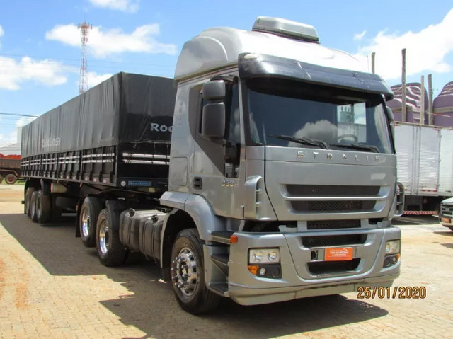 Iveco Stralis 380 6x2 Carreta Graneleiro 13,50m C/pneus 