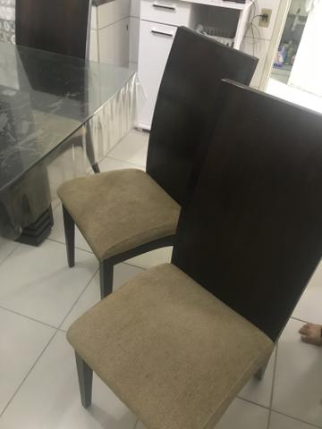 Mesa de vidro com 6 cadeiras - Foto 6