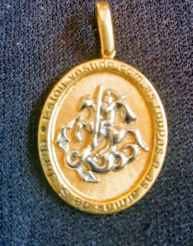 Cordão e pingente de ouro maciço - Foto 3