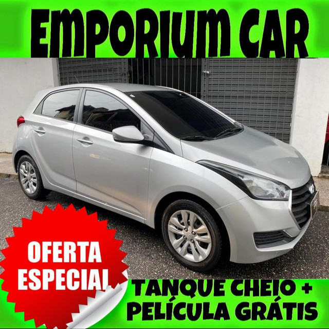 TANQUE CHEIO SO NA EMPORIUM CAR!!! HYUNDAI HB20 1.0 ANO 2018 COM MIL DE ENTRADA