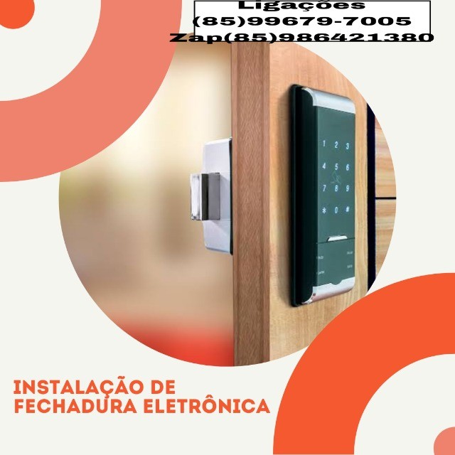 Fechadura Digital- Fechadura eletrônica- Fechadura elétrica