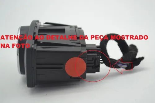 Botão Reostato Chave Luz Farol Ford Fusion 2018 Original - Foto 2