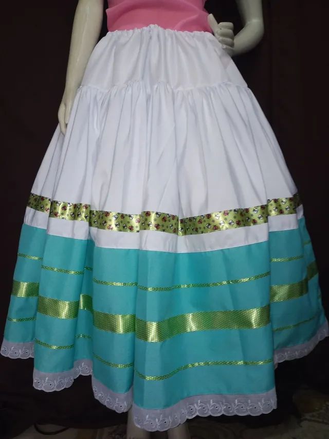 Saia criança erê umbanda candomblé roupa de santo