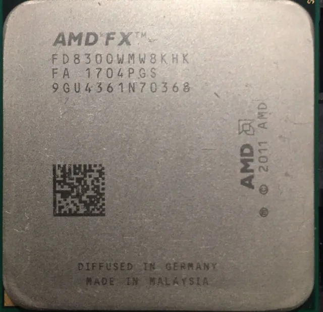 Processador Amd Fx8300 Max 4.2ghz Black Edition Am3