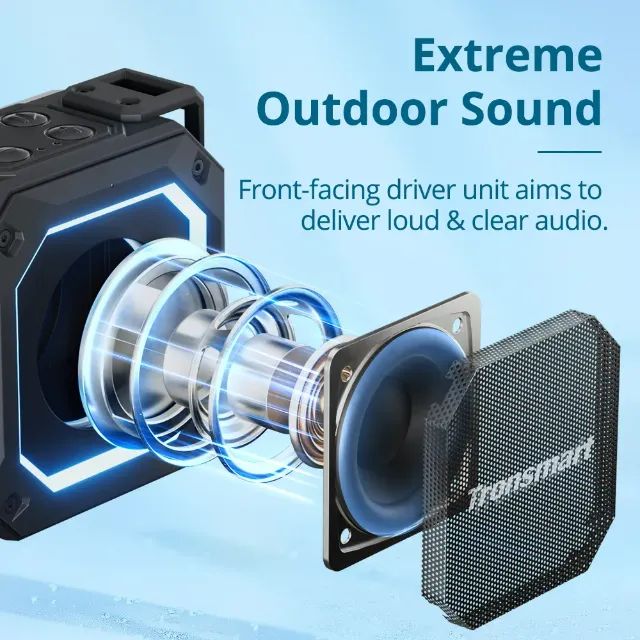 Caixa de som impermeavel Tronsmart Groove 2 Speaker Bluetooth 5.3 - Novo e lacrado - Foto 6