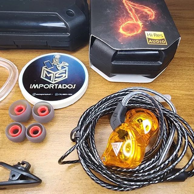 Fone De Ouvido In-ear QKZ-AK6 Gamer Retorno De Palco  - Foto 3