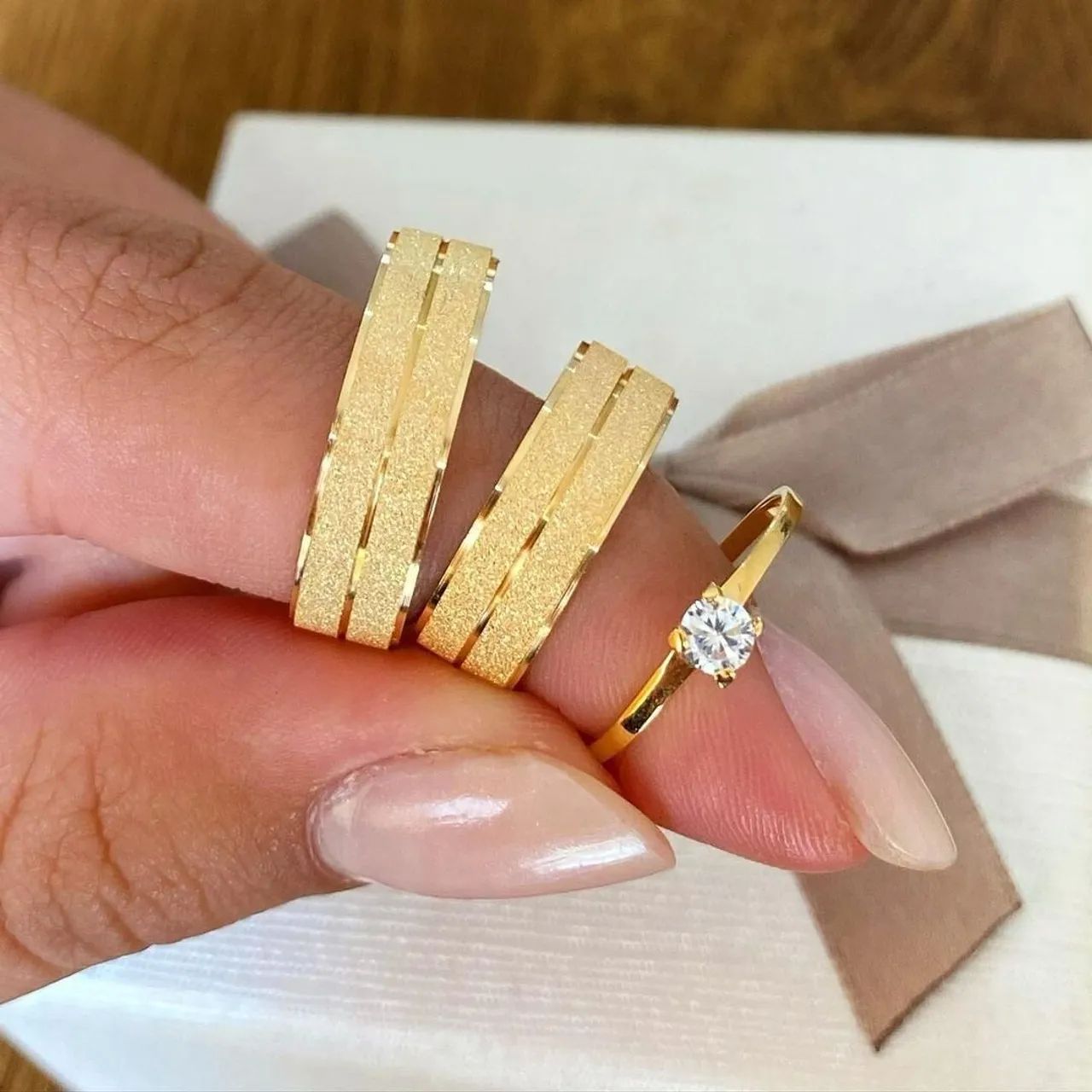 LINDAS ALIANÇAS EM MOEDA ANTIGA  - Foto 2