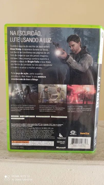 Jogo Xbox 360 - Alan wake - Foto 2