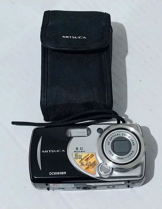Câmera Digital MITSUCA - DC6393BR<br>8.0 Mega Max<br>AF Óptica Zoom<br>f=5.8- 17.4mm / 1:2.9- 4.8 - Foto 4