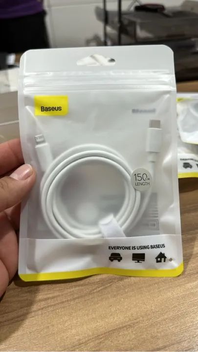 Cabo Baseus TIPO C usb Light para iPhone 1,5 metros