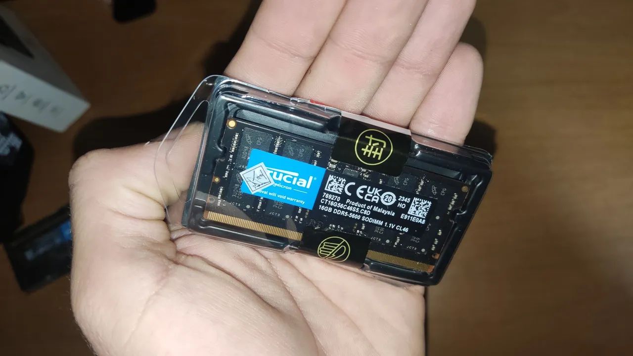 Memória RAM Crucial DDR5 16GB 5600MHz de Notebook  - Foto 2