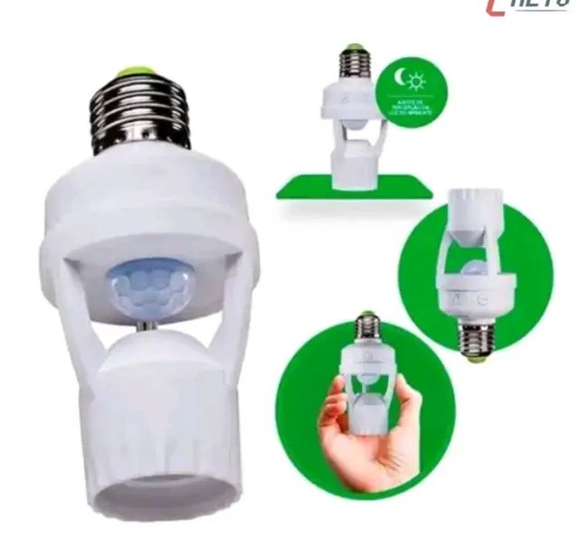 Sensor De Presença Com Fotocélula Para Lâmpada Soquete - Foto 4