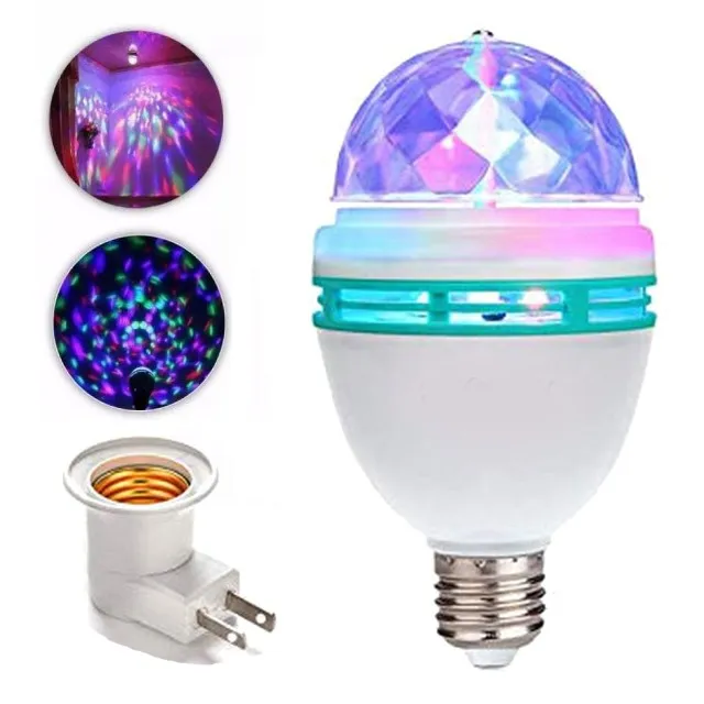 Lâmpada Giratória RGB de Led Ecooda