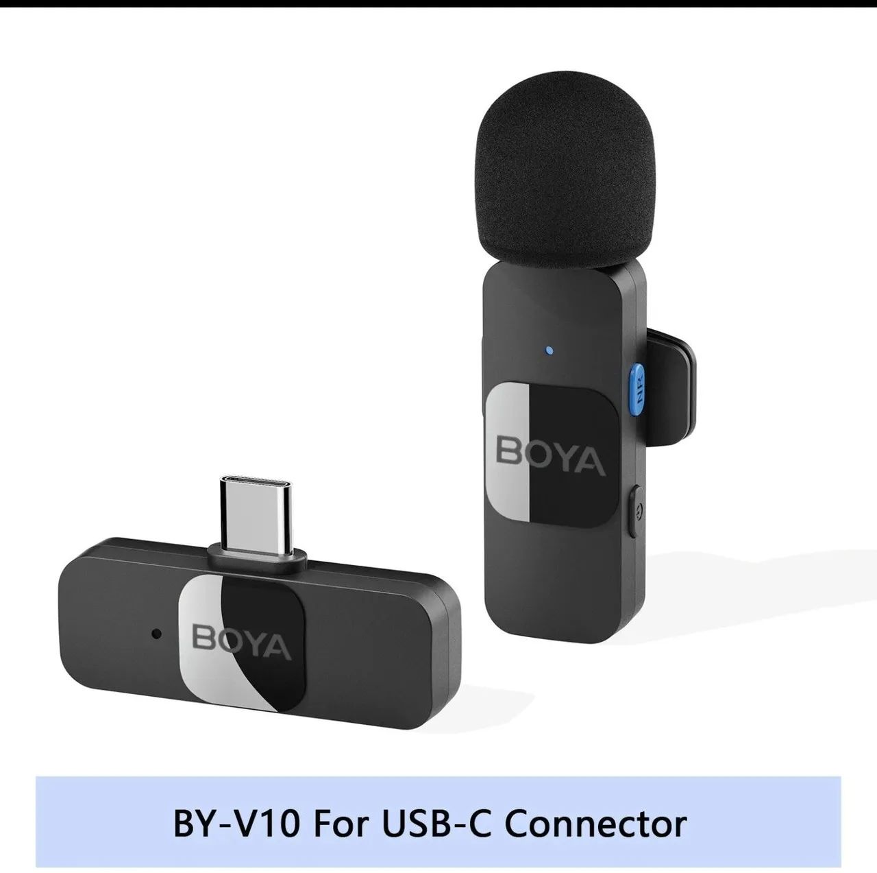 Microfone s/ fio Boya semi profissional para celular Android tipo c