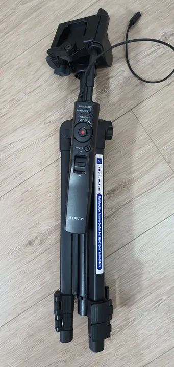 Tripe Sony Handycam VCT-50AV com Controle Remoto - Foto 4