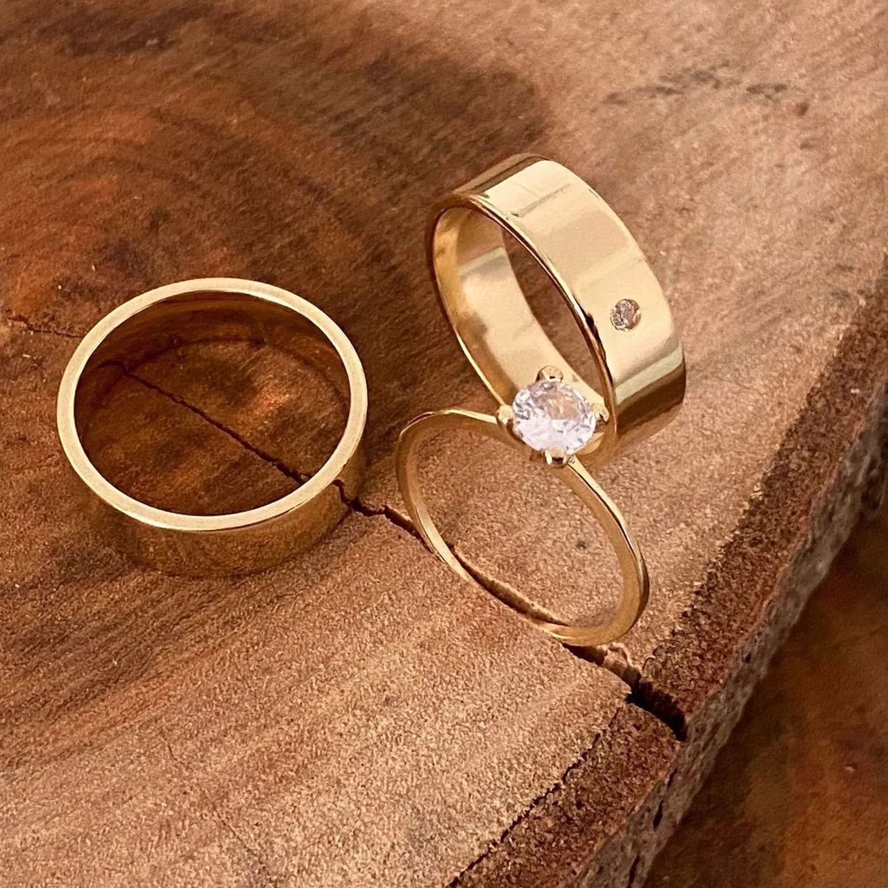 LINDAS ALIANÇAS EM MOEDA ANTIGA  - Foto 3