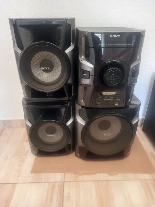 Som Sony Micro System com Bluetooth e CD Player