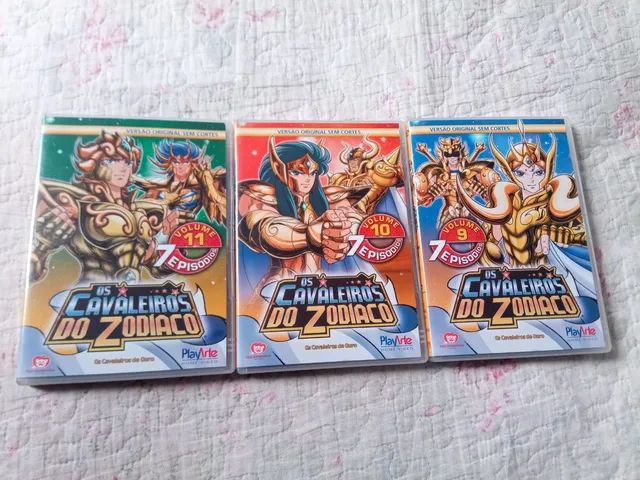 DVDs Cavaleiros do Zodíaco original - CDs, DVDs etc - Ponto Chic