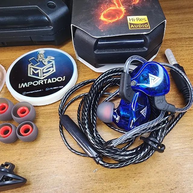 Fone De Ouvido In-ear QKZ-AK6 Gamer Retorno De Palco  - Foto 4
