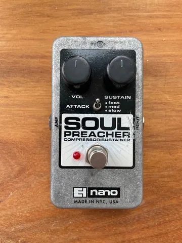 Pedal Compressor Electro Harmonix Soul Preacher - Instrumentos musicais ...