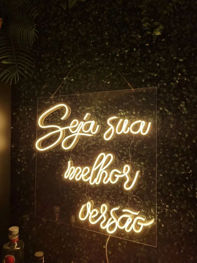 Letreiro Néon led Placa acrílico  - Foto 5