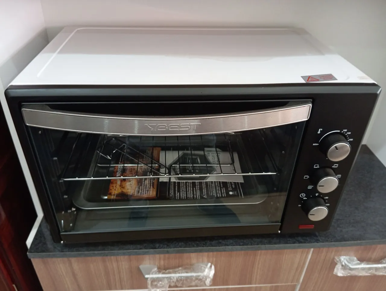 FORNO TBEST 48LCOM ESPETO GIRATÓRIO