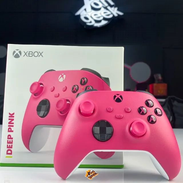 Controle Wireless Xbox Series S/X Deep Pink, Rosa | Com Garantia Microsoft