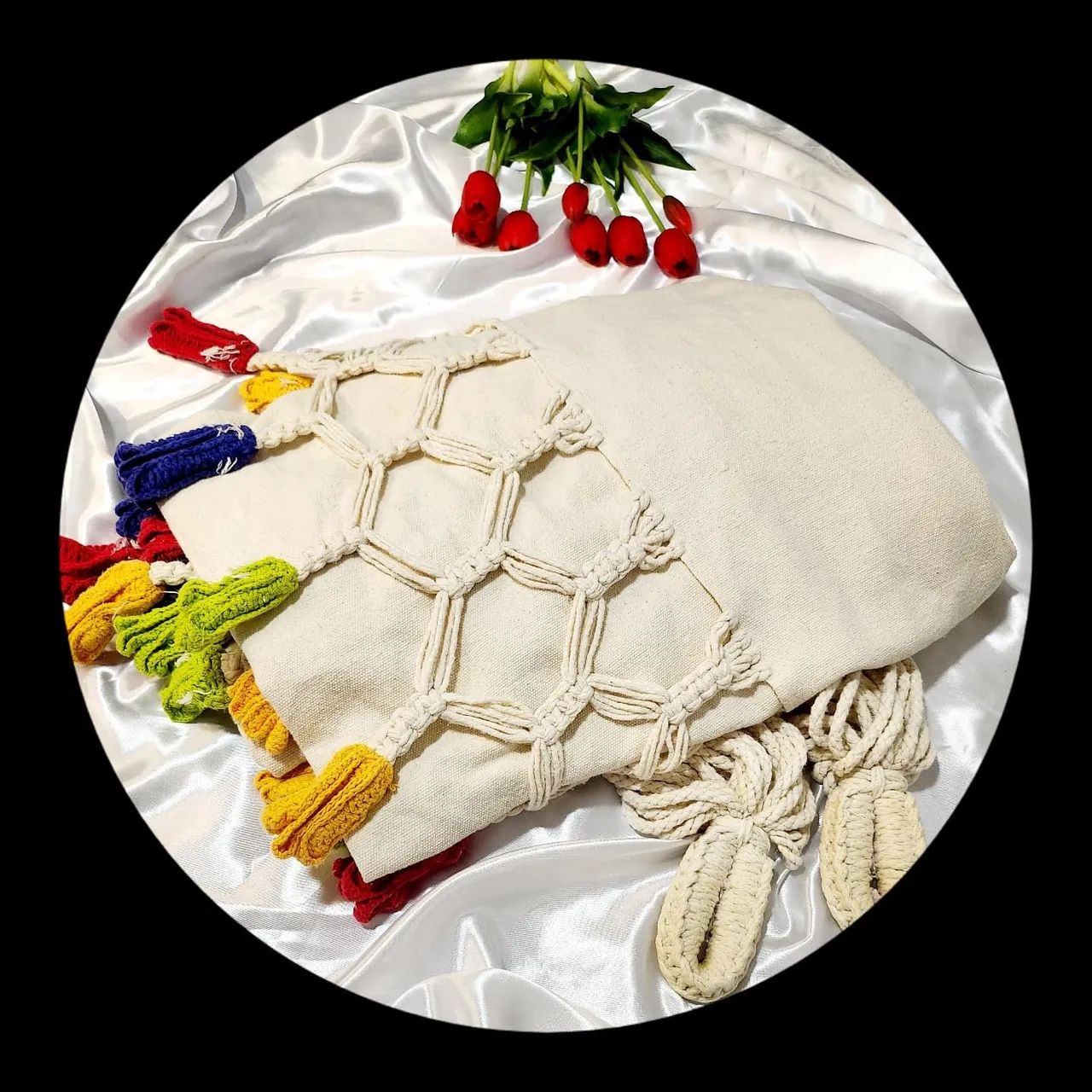 Rede em algodão com varanda  - Foto 6