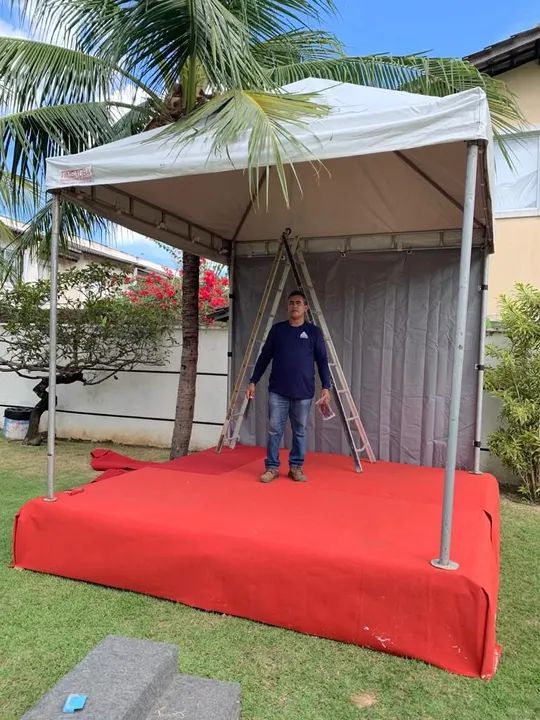 Aluguel palco 3x3x0,50 reserve agora  - Foto 2