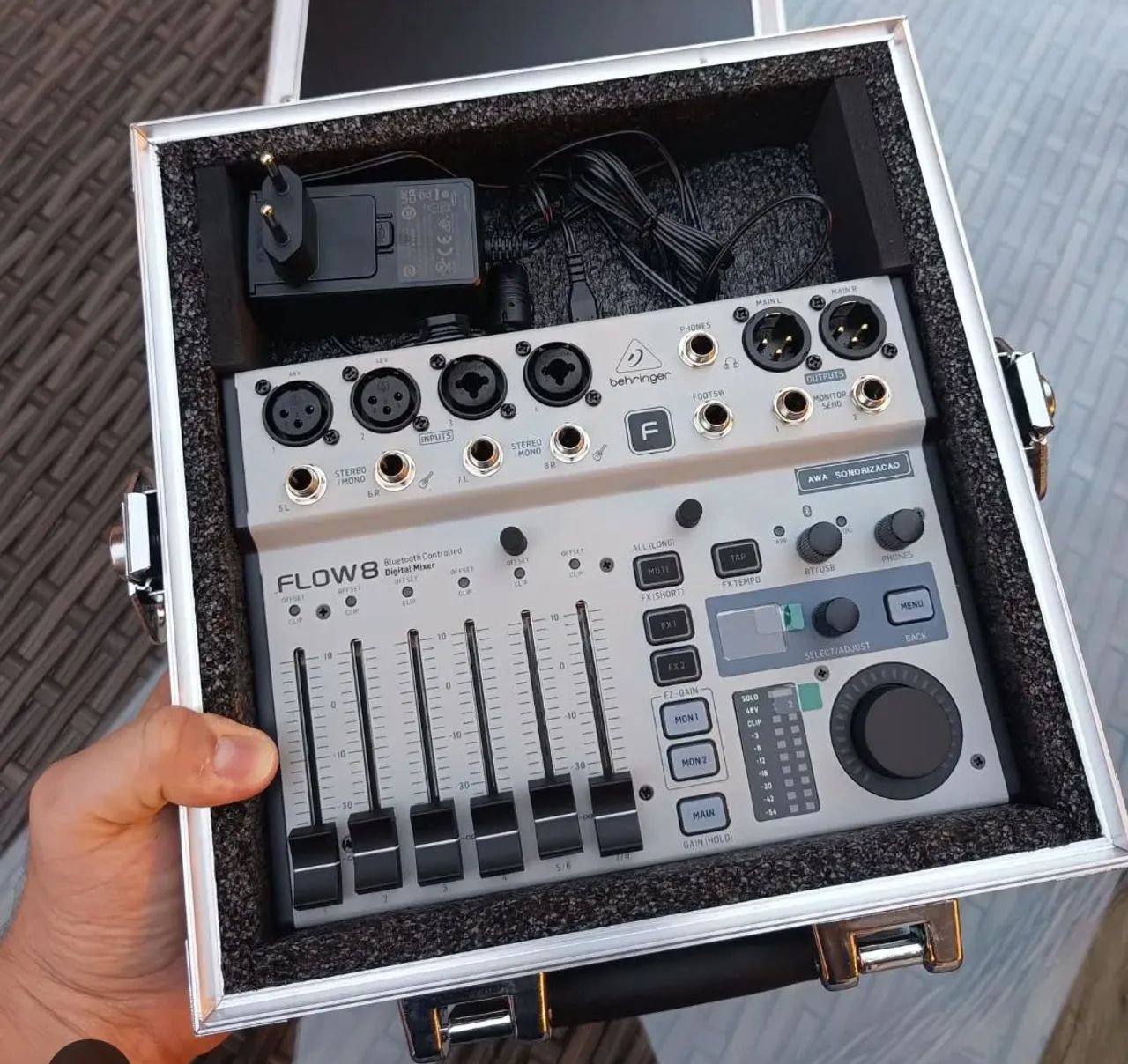 Case Maleta Exclusivo Sob Medida Para a Mesa De Som Behringer Flow 8 Digital - Foto 4
