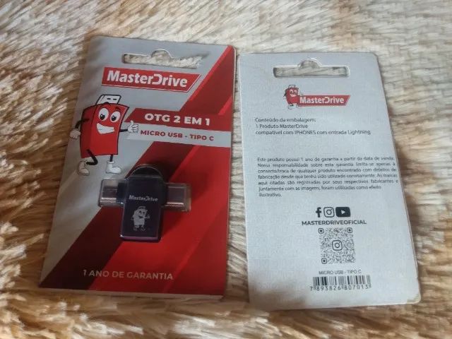 Adaptador Otg Usb 2x1, Micro Usb, Usb C Masterdrive Original - Foto 5