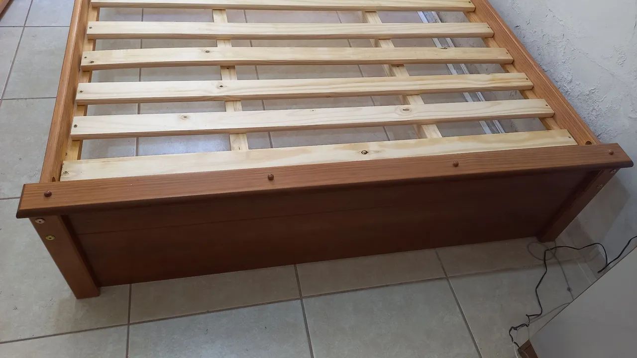 Cama 100% madeira - casal com auxiliar - Foto 5