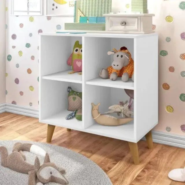 Estante Montessori 0,75 com 4 Nichos, frete gratis - Foto 2