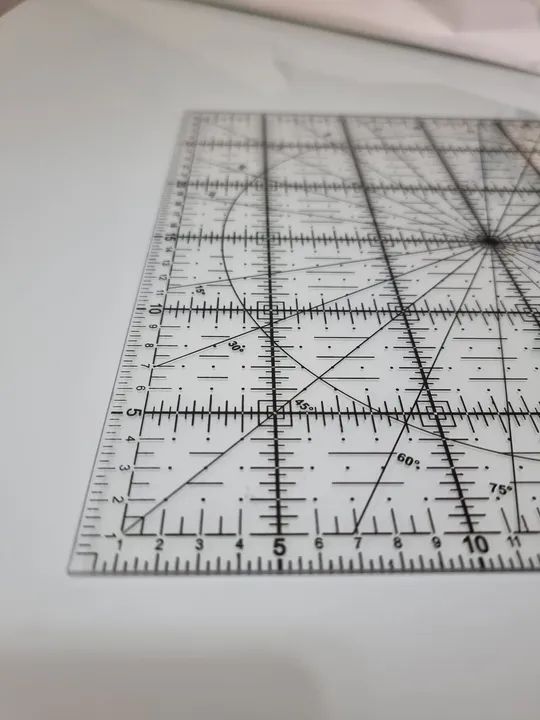 Régua para Patchwork DFC-3030B Prime Patch - Foto 2