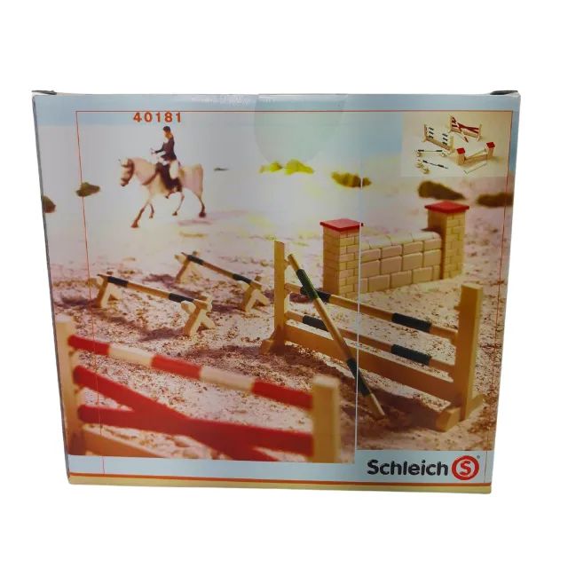 Schleich - 40181 Obstáculos Hipismo -Miniatura Colecionável Raridade no Mercado Brasileiro - Foto 5