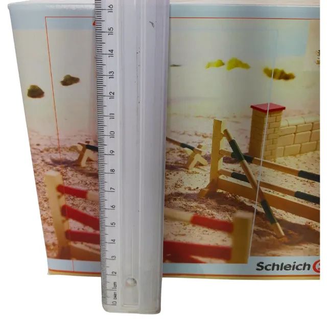 Schleich - 40181 Obstáculos Hipismo -Miniatura Colecionável Raridade no Mercado Brasileiro - Foto 6