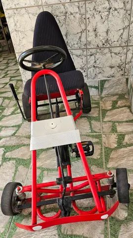 Pedal kart kartbike  com rodas de borrachas em ótimo estado - Foto 2