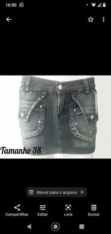 Mine saias jeans  tamanho 38  - Foto 2