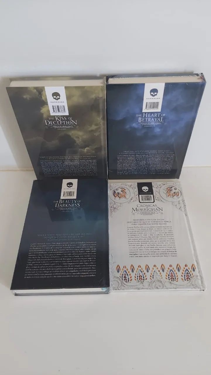 Coleção Crônicas de Amor e Ódio completa 4 volumes Mary E. Pearson Darkside Lacrados - Foto 3