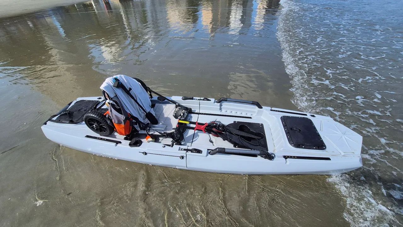 Caiaque de pesca desmontável  1 ou 2 pessoas de Pedal