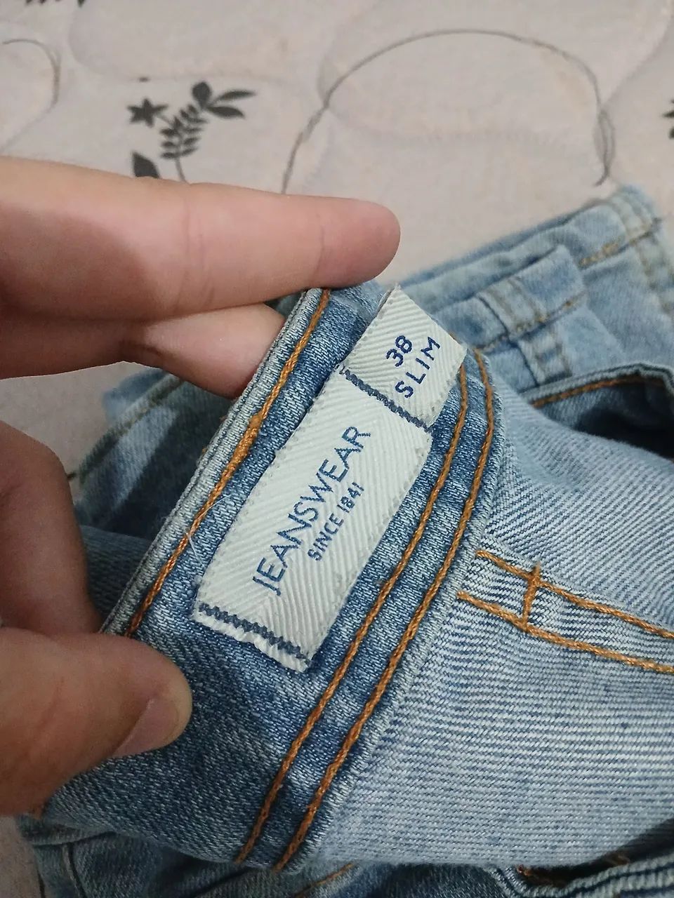 Calça jeans masculina - Tam 38 - Foto 4