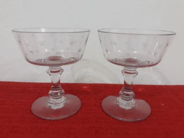 Taça cristal lapidado champanhe