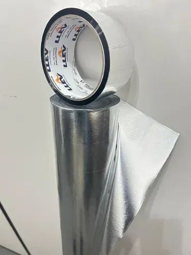 Manta Térmica Subcobertura Telhado 75m² - Dupla Face + Fita