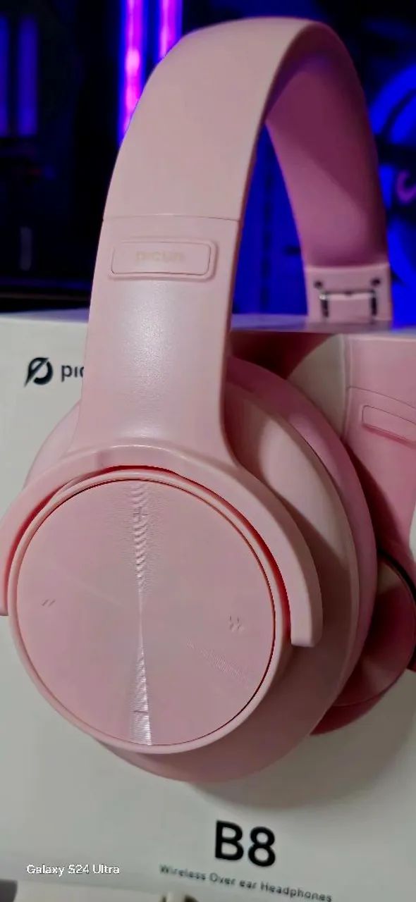 Fone de Ouvido Bluetooth Picun B8 - Rosa - Foto 5