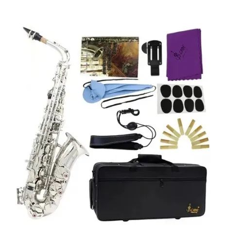 Saxofone Alto Slade Novo - 10X no cartão - Envio p/ todo Brasil - Foto 5