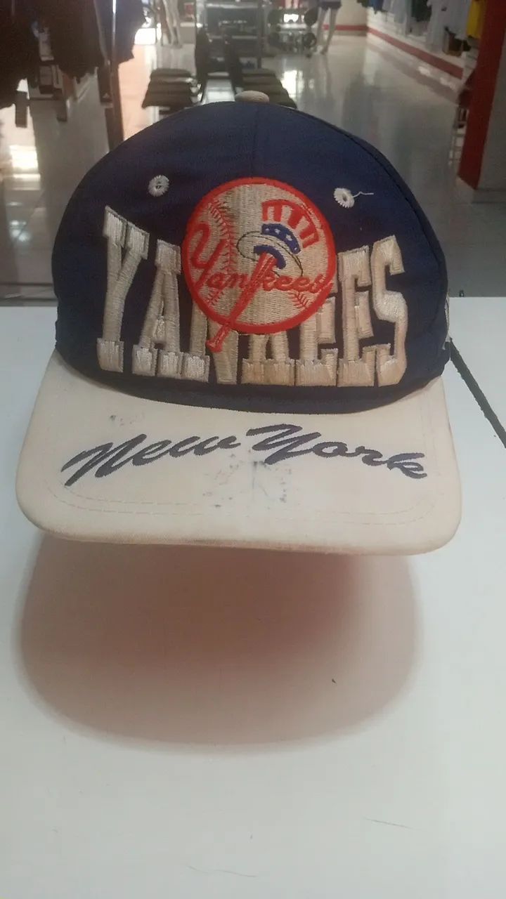 BONE NEW YORK YANKEES ANOS 90 ORIGINAL 