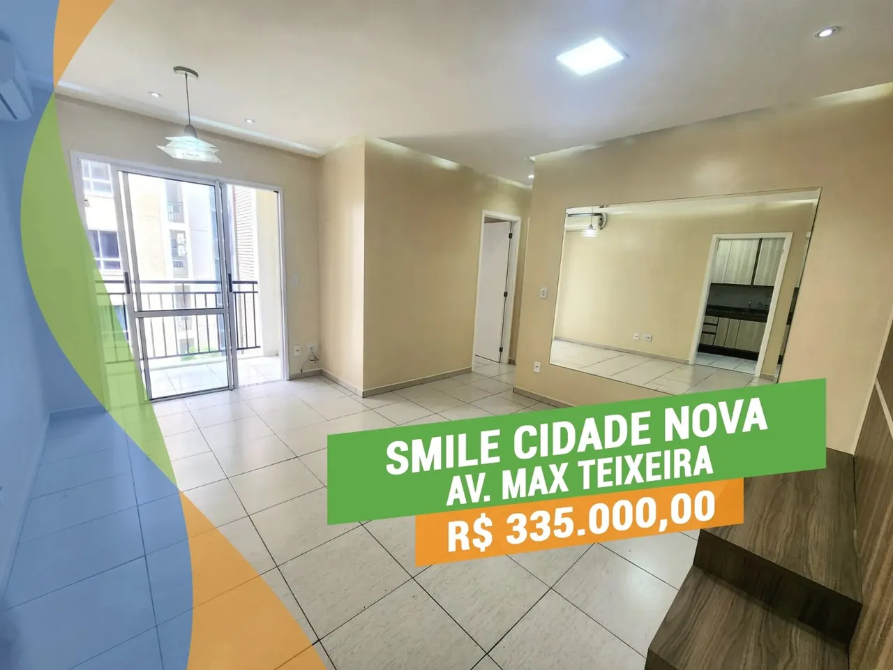 Smile cidade nova 2Qts/1St Av. Max Teixeira