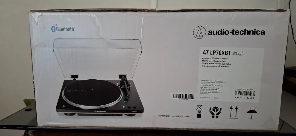 Toca-discos Audio-technica Automático At-lp70xbt-bs Bluetooth - Novo - Foto 5