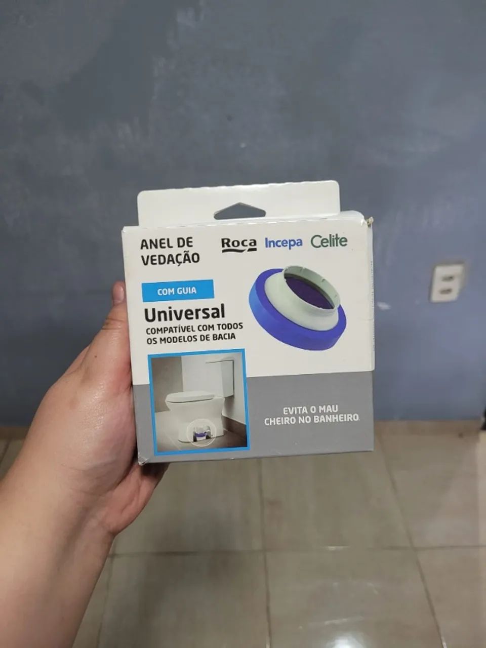 Anel de vedação para vaso sanitário com caixa acoplada 1